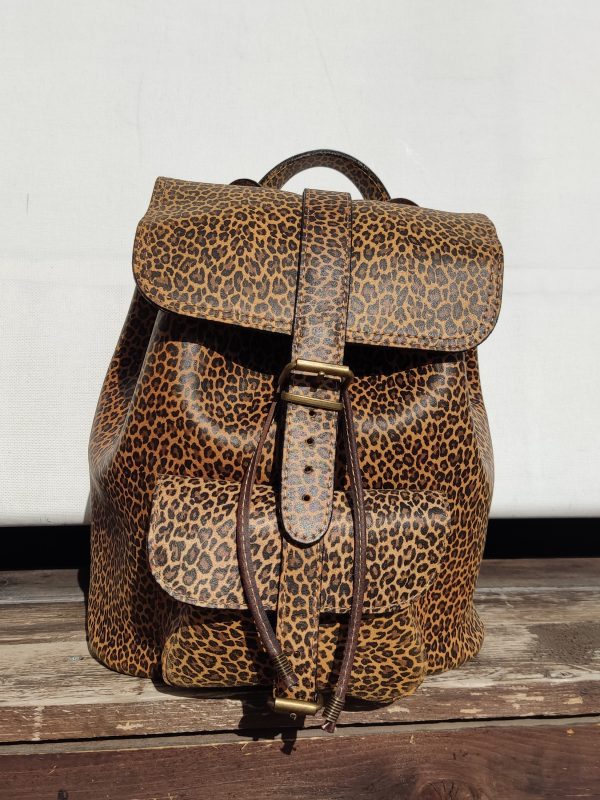 ΔΕΡΜΑΤΙΝΟ ΧΕΙΡΟΠΟΙΗΤΟ ΣΑΚΙΔΙΟ 0301 ANIMAL PRINT
